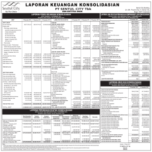 Lap Keuangan Sentul City Des 16 BERSIH