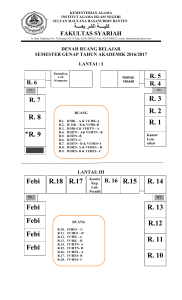 R. 3 R. 1 R. 8 R. 9 Febi Febi R.18 R.17 R. 16 R.15 R. 14 R. 13 R. 11