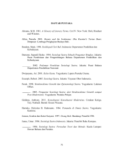 DAFTAR PUSTAKA Abrams, MH 1981. A Glosary of