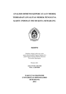 analisis dimensi kepercayaan merek terhadap