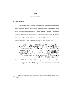 Page 1 1 BAB I PENDAHULUAN A. Latar Belakang Sejak lahir ke