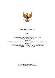 nota keuangan republik indonesia