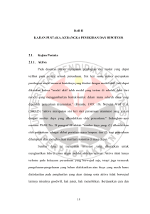 15 BAB II KAJIAN PUSTAKA, KERANGKA PEMIKIRAN DAN