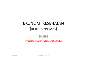 ekonomi kesehatan