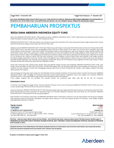 pembaharuan prospektus