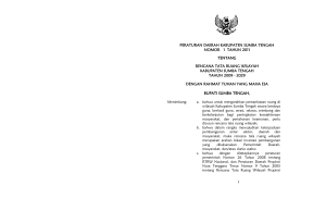 oke. perda no 1 tahun 2011 - BPK RI Perwakilan Propinsi Nusa