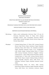 perangkat daerah provinsi papua dan provinsi papua