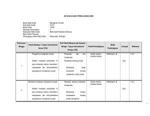 manajemen proyek