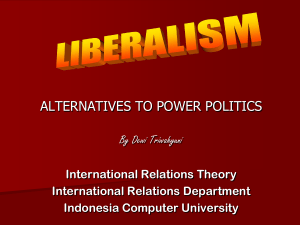 alternatives to power politics