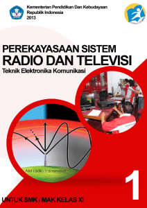 PEREKAYASAAN SISTEM RADIO dan TELEVISI I