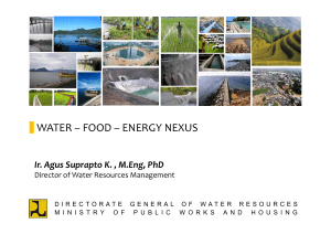 3_02. Agus Suprapto_Water Food Energy Nexus (NARBO 2017)