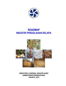 roadmap - Direktorat Jenderal Industri Agro