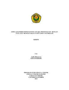 SIMULASI HYBRID POWER SYSTEM ANTARA