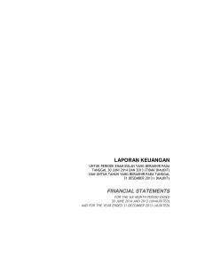 laporan keuangan financial statements