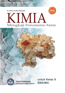 Kimia X, Arifatun Anifah Setyawati, 2009