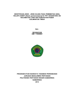 proposal kajian - Repository Politeknik Pertanian Negeri Samarinda