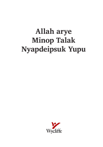 Allah arye Minop Talak Nyapdeipsuk Yupu