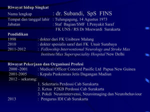 : dr. Subandi, SpS FINS