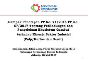 moratorium sawit - PT. Mutu Hijau Indonesia