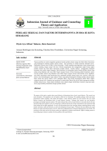 Indonesian Journal of Guidance and Counseling
