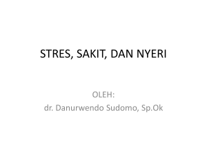 stres, nyeri, dan sakit - Official Site of dr. Danurwendo Sudomo, Sp