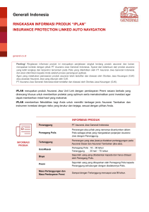 RINGKASAN INFORMASI PRODUK “iPLAN”