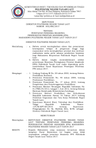 SK Beasiswa PPA 2017 - Kemahasiswaan