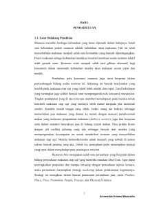 1 BAB 1 PENDAHULUAN 1.1. Latar Belakang Penelitian Manusia
