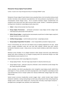 Manajemen Ruang Lingkup Proyek (edited)