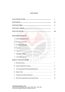 DAFTAR ISI KATA PENGANTAR