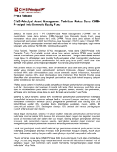 Press Release CIMB-Principal Indo Domestic Equity Fund0 doc