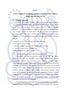 bab 3 inventarisasi lembaga perikanan dan peraturan perundang