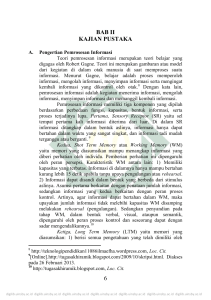 6 bab ii kajian pustaka - Digilib UIN Sunan Ampel Surabaya