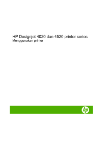 HP Designjet 4020 dan 4520 printer series