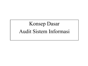 Konsep Dasar Audit Sistem Informasi