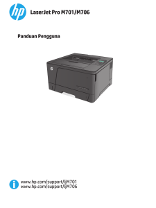 HP LaserJet Pro M701/M706 User Guide