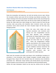 Analisis Rantai Nilai dan Strategi Bersaing