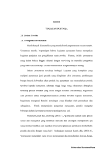 BAB II TINJAUAN PUSTAKA 2.1 Uraian Teoritis 2.1.1 Pengertian