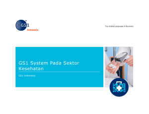GS1 System Pada Sektor Kesehatan