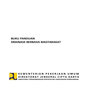 buku panduan drainase berbasis masyarakat