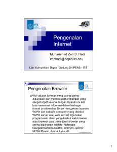 Pengenalan Internet - Zenhadi Website