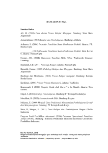 DAFTAR PUSTAKA Sumber Buku: Ali, M. (2010) Guru dalam Proses