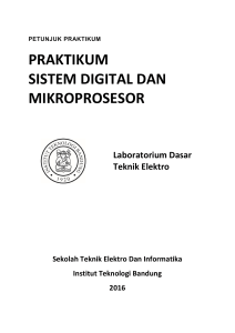 praktikum sistem digital dan mikroprosesor