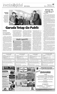 Garuda Tetap Go Public