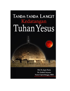 tanda-tanda langit kedatangan tuhan yesus