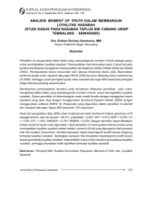 jurnal sains pemasaran indonesia analisis - E