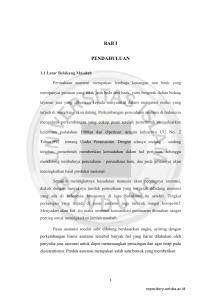 bab i pendahuluan - Repository UNISBA