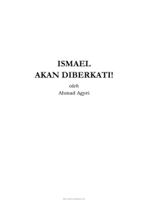 ismael akan diberkati!