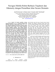 Navigasi Mobile Robot Berbasis Trajektori dan Odometry dengan