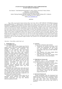 aplikasi fuzzy database - Politeknik Elektronika Negeri Surabaya